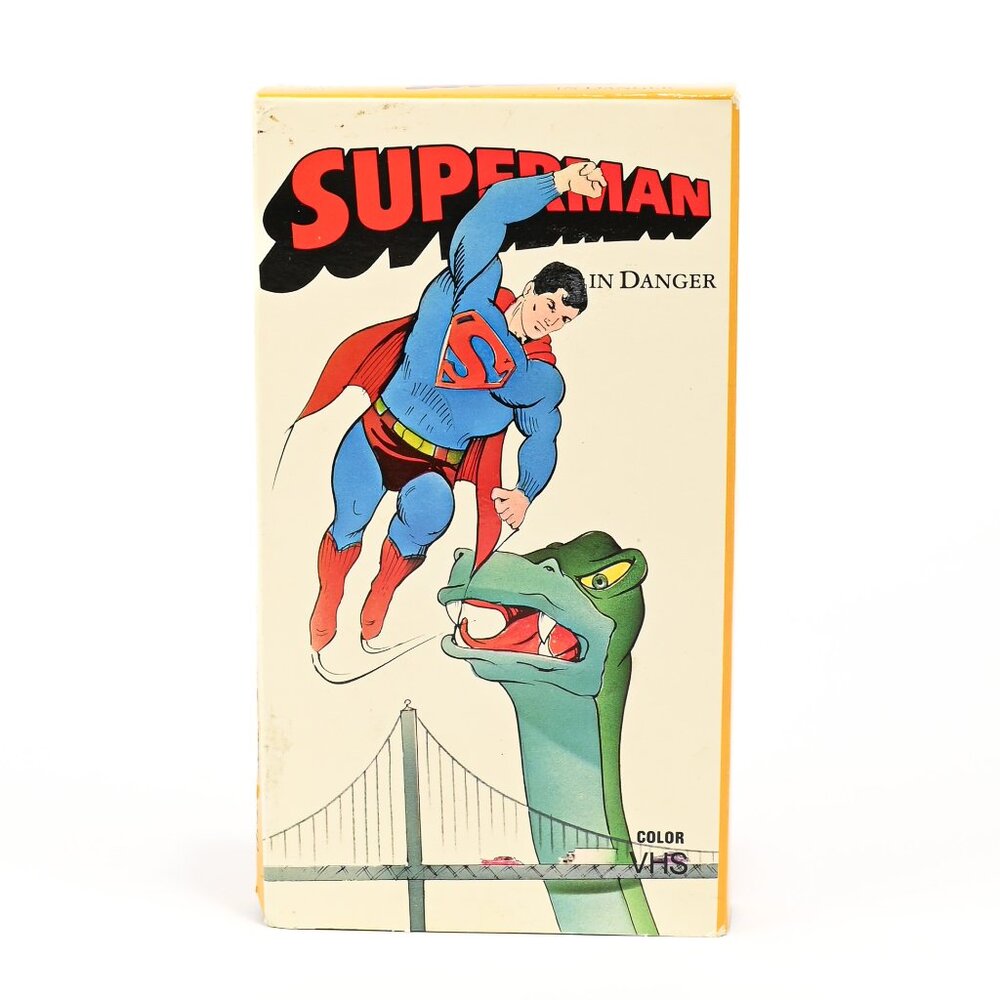 Superman In Danger VHS (Burbank Video 1989) TESTED! T thebeforestore (0)